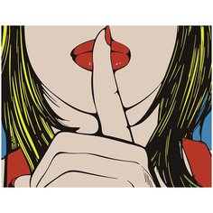 Картина по номерам "Тссс", 60 х 80 см Красиво Красим