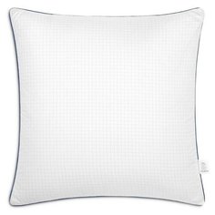 Classic by T / Подушка Релакс 70х70 см с наполнителем микроволокно Лебяжий пух Ultra Soft, чехол с карбононовыми нитями, на молнии