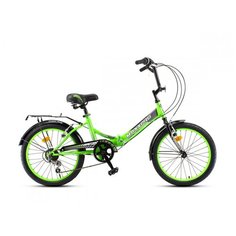 Велосипед MaxxPro COMPACT 20S зелено-черный
