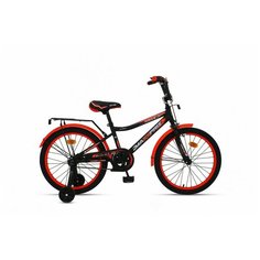 Детский велосипед MaxxPro ONIX 20" чёрно-красный с боковыми колесами