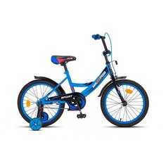 Детский велосипед MaxxPro SPORT 16" сине-черный с боковыми колесами