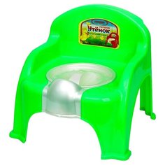 РОССПЛАСТ горшок Утенок с крышкой салатовый