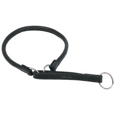 Ошейник-удавка waudog soft (ширина 10мм, длина 50см) чёрный