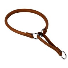 Ошейник-удавка waudog soft (ширина 6мм, длина 30см) коричневый