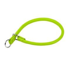 Ошейник-удавка рывковый waudog glamour (диаметр 8мм, длина 40 см) зеленый