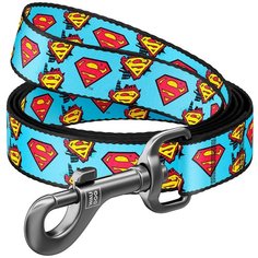 Поводок waudog nylon, рисунок супермен (ширина 20 мм, длина 122 см) новинка!
