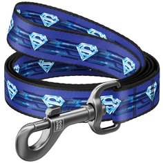 Поводок waudog nylon, рисунок супермен 1 (ширина 10 мм, длина 122 см) новинка!