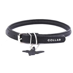 Ошейник collar glamour 22261 круглый для длинношерстных собак черный 6 мм* 17-20см (2 шт)