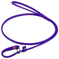 Поводок-удавка waudog glamour круглый (ширина 10мм, длина 183см) фиолет