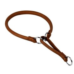 Ошейник-удавка waudog soft (ширина 8мм, длина 40см) коричневый