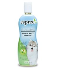 Esp00059 шампунь для ухода за шерстью в период линьки, для собак и кошек. simple shed shampoo, 355 ml , esp00059 Espree