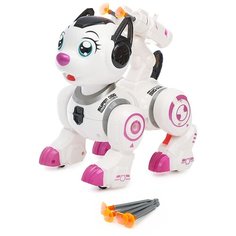 Робот-собака "Рокки", стреляет, свет, звук, работает от батареек, №SL-02655a 4388178 Woow Toys