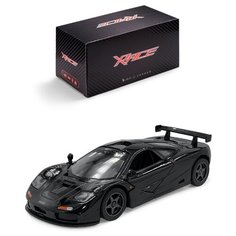 Детская инерционная металлическая машинка Serinity Toys, с открывающимися дверями, модель McLaren GTR, со светом и звуком, черный