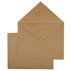 Конверты С3+ (360х460 мм), КРАФТ, без клея, 90 г/м2, КОМПЛЕКТ 500 шт., треугольный клапан, 460ТК Курт