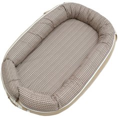 Подушка-Позиционер для сна AmaroBaby кокон-гнездышко, SOFT CARE Косичка, коричневый