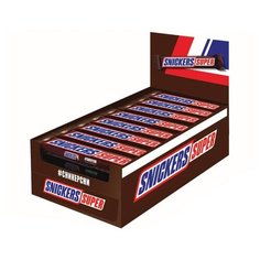 Батончик Snickers Super, 80 г, коробка, 32 шт. Mars