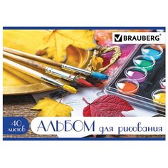 Альбом для рисования BRAUBERG Палитра 29.7 х 21 см (A4), 100 г/м², 40 л.