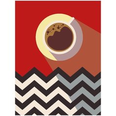 Картина по номерам Твин Пикс - Кофе Дейла Купера, 50 х 90 см Красиво Красим