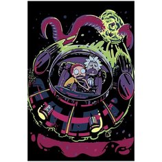 Картина по номерам RM - Побег от монстра, 50 х 80 см Красиво Красим