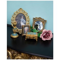 Фоторамка настольная, под старину 9x2x12см (6x9), Glasar ГЛАСАР