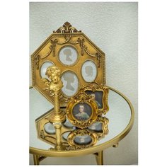 Фоторамка настольная, под старину 12x2x13см, Glasar ГЛАСАР