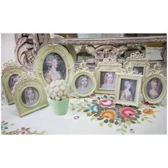 Фоторамка настольная под старину 11x2x16см, Glasar ГЛАСАР