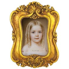 Фоторамка настольная 11x2x14см под старину , Glasar ГЛАСАР