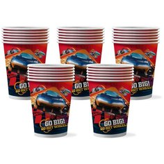 Набор бумажных стаканов Hot Wheels №1. (5 упаковок) ND Play