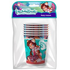 Набор бумажных стаканов Enchantimals №1. (5 упаковок) ND Play