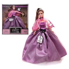 Кукла ABtoys Emily Сиреневая серия (розовая накидка), аксессуарами, 30см Defa