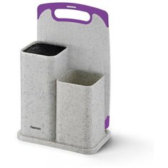 FISSMAN Подставка для ножей с разделочной доской в наборе