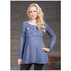 Туника MammySize, размер 44, деним