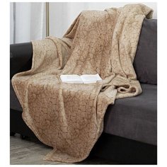 Плед texREPUBLIC TF FN F15 a1821 Земля, бежевый