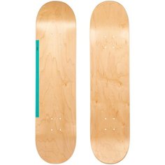 Дека для скейтборда размер 7,75 деревянная зеленая DECK 100" OXELO Х Декатлон NO SIZE Decathlon