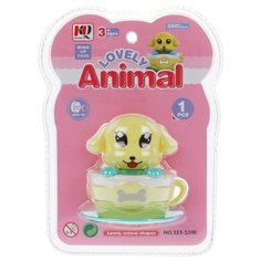 Заводная игрушка Наша Игрушка Собачка в чашке (333-124E)