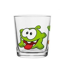 PRIORITY Стакан Ода Ам Ням 250 мл прозрачный/зеленый