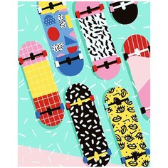 Картина по номерам Скейтборд Арт, 30 х 40 см Красиво Красим