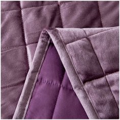 Покрывало на кровать СИТРЕЙД OVL-11, велюр, 240х260 см с наволочками 50х70 см (2 шт)