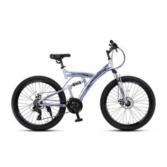 Велосипед MaxxPro SENSOR 26 ULTRA серебристо-синий