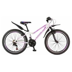 Велосипед MaxxPro SLIM 24 бело-розовый