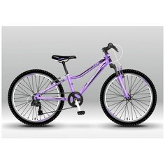 Велосипед MaxxPro SLIM 24 фиолетово-чёрный