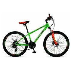 Велосипед MaxxPro HELLCAT 24 PRO зелёно-красный