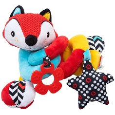 2010785 погремушка спиралька Fisher Price "Лисёнок", плюшевая игрушка для детей, игровая развивающая