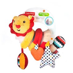2010775 погремушка спиралька Fisher Price "Львёнок", плюшевая игрушка для детей, игровая развивающая