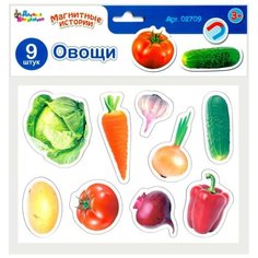 Магниты "Овощи" 02709 3739220 Десятое королевство