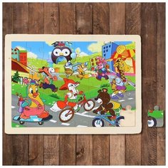 Пазл Мульт "Школьные будни", 40 элементов 1205623 Лесная мастерская