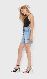 Stradivarius Боди На Бретелях Черный M