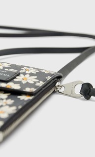Stradivarius Сумка Для Смартфона С Принтом «Ромашки» Черный 103