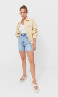 Stradivarius Трикотажная Куртка Оверсайз Multicolor M