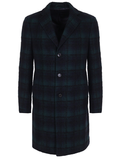 Пальто шерстяное в клетку Lardini